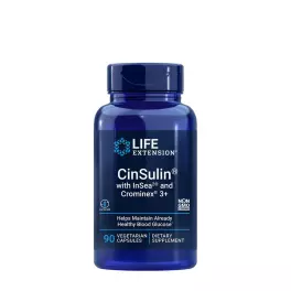   Life Extension CinSulin s InSea2 a Crominex 3+ (90 Veg Kapsula)
