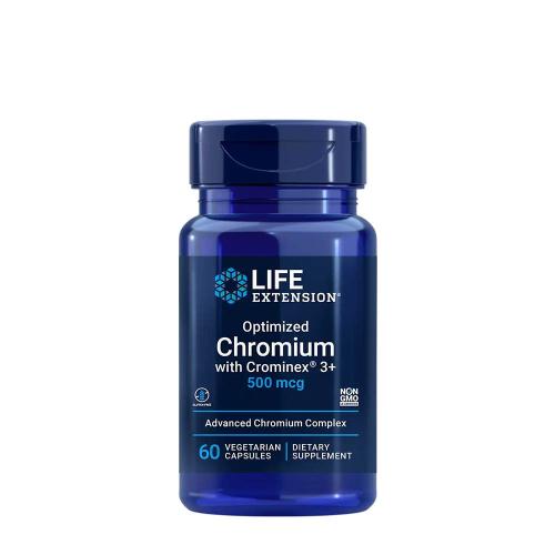 Life Extension Optimalizované chrómové kapsuly - Optimized Chromium with Crominex 3+ (60 Veg Kapsula)