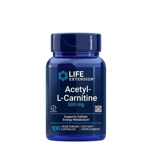 Life Extension Acetyl-L-karnitín 500 mg (100 Veg Kapsula)
