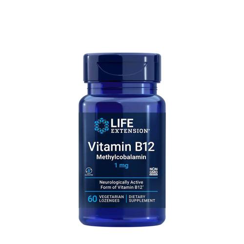 Life Extension Vitamín B12 metylkobalamín 1 mg (60 Cucavá tableta)