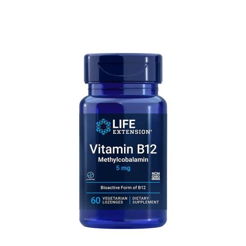 Life Extension Vitamín B12 metylkobalamín 5 mg (60 Cucavá tableta)