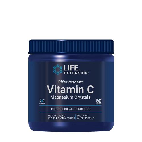 Life Extension Šumivý prášok vitamínu C a horčíka  (180 g)