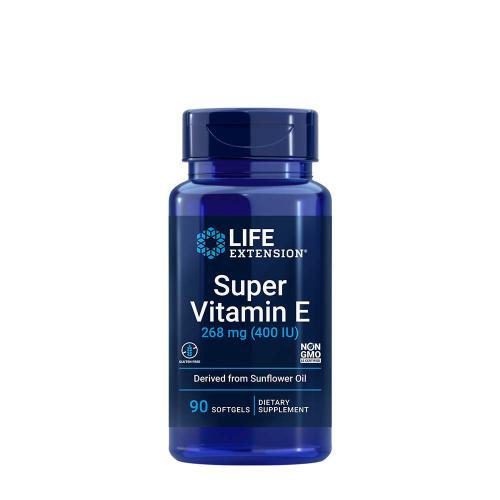 Life Extension Vitamín E (biologicky dostupný) 268 mg - Super vitamín E (90 Mäkká kapsula)