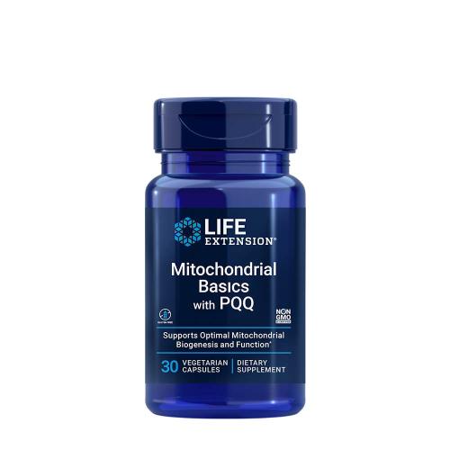 Life Extension Kapsule na podporu mitochondriálnej funkcie - Mitochondriálne základy s PQQ (30 Veg Kapsula)