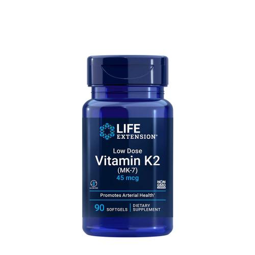 Life Extension Nízke dávky vitamínu K2 - Low Dose Vitamin K2 (90 Mäkká kapsula)