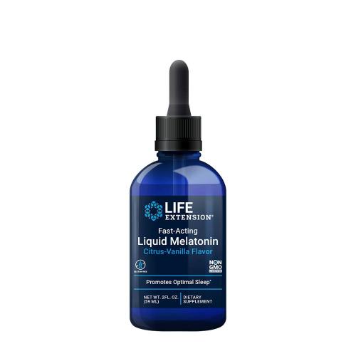 Life Extension Rýchlo pôsobiaci tekutý melatonín (citrusová vanilka)  (59 ml, Citrusová vanilka)