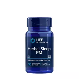   Life Extension Podpora spánku Bylinný extrakt Kapsule -  Herbal Sleep PM (30 Veg Kapsula)