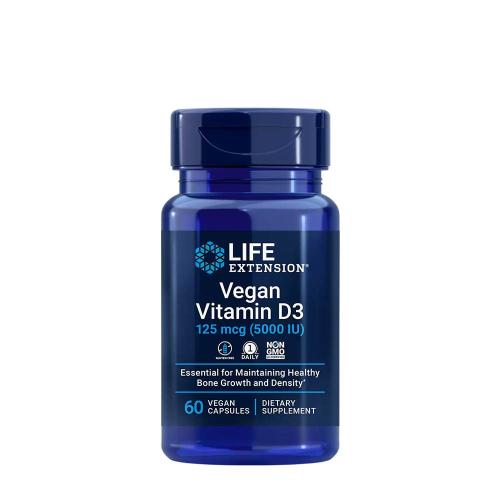 Life Extension Vegánsky vitamín D3 125 mcg (5000 IU) (60 Veg Kapsula)