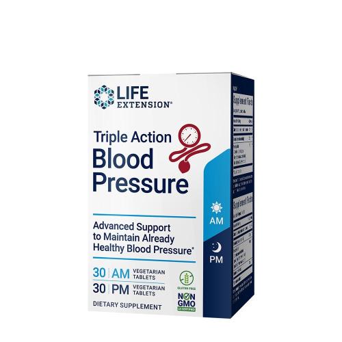 Life Extension Trojitý účinok krvného tlaku  (60 Veg Tableta)