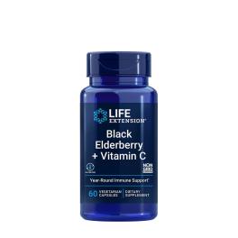 Life Extension Čierny bez + vitamín C (60 Veg Kapsula)