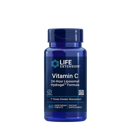 Life Extension Vitamín C 24-hodinová lipozomálna hydrogélová™ formula  (60 Veg Tableta)