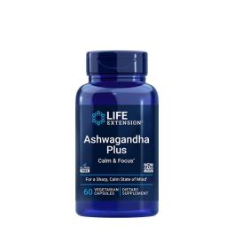   Life Extension Ashwagandha Plus Calm & Focus - Ashwagandha Plus Calm & Focus (60 Veg Kapsula)