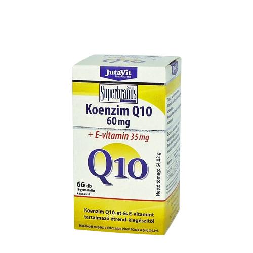 JutaVit Coenzyme Q10 60 mg softgel (66 Mäkká kapsula)