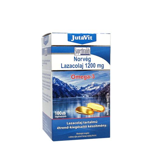 JutaVit Norwegian Omega-3 Salmon Oil 1200 mg softgel (100 Mäkká kapsula)