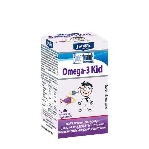 JutaVit Omega-3 Kid Orange Flavoured softgel (45 Mäkká kapsula, Pomaranč)