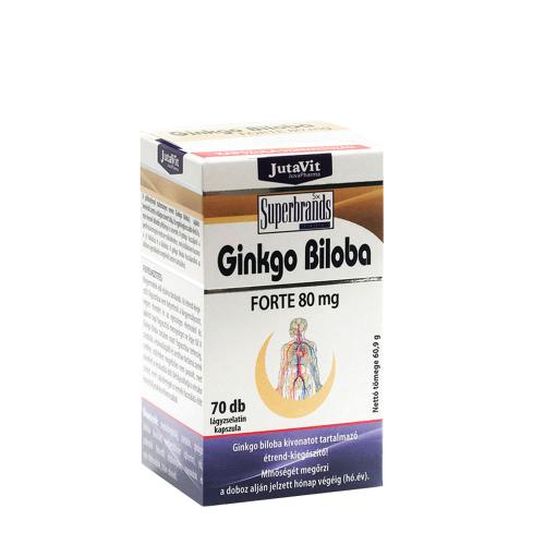 JutaVit Ginkgo Biloba Forte 80 mg softgel (70 Mäkká kapsula)