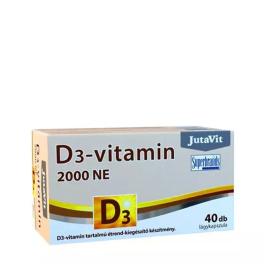 JutaVit Vitamin D3 2000 IU (40 Mäkká kapsula)