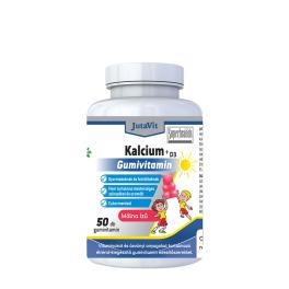   JutaVit Calcium+Vitamin D3 Gummy Vitamin (50 Gumový cukor, Malina)