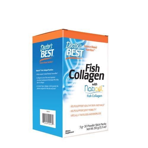 Doctor's Best Balenie morského kolagénu - rybí kolagén s natikolom (30 Balenie)