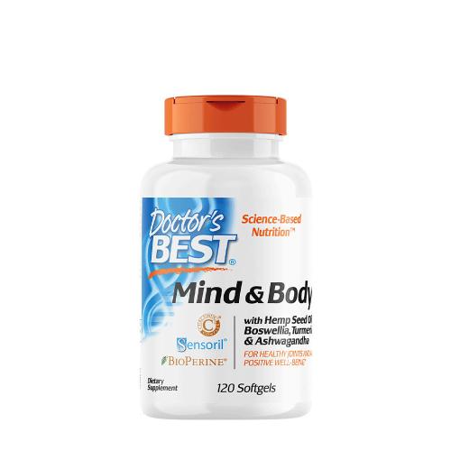 Doctor's Best Mind and Body Komplex na podporu mysle a tela (120 Mäkká kapsula)