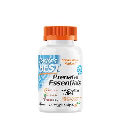 Doctor's Best Prenatal Essentials - tehotenský vitamín (120 Veggie Mäkká kapsula)
