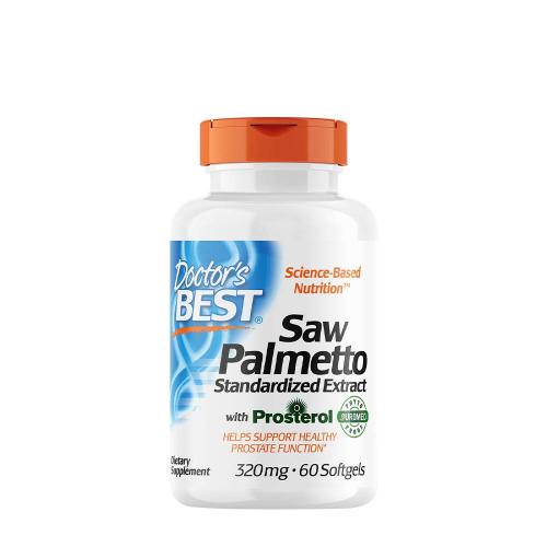 Doctor's Best Saw Palmetto extrakt 320 mg  (60 Mäkká kapsula)