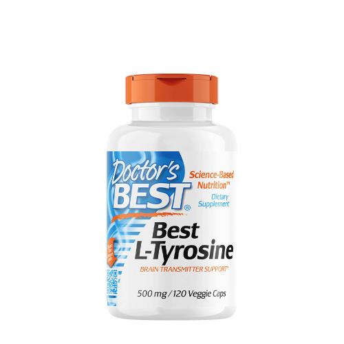 Doctor's Best L-Tyrozín 500 mg  (120 Veggie Kapsula)
