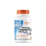 Doctor's Best Prírodný vitamín K2 (MK7) 180 mcg + D3 1000 IU  (60 Veggie Kapsula)