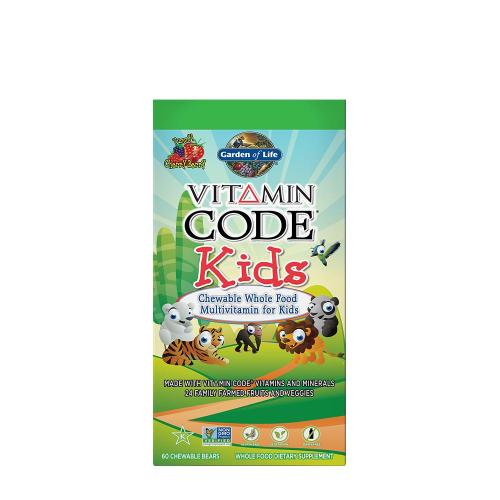 Garden of Life Multivitamínové gumové cukry pre deti  (60 Medvés Žuvacia tableta)