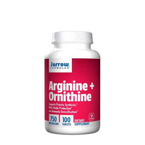 Jarrow Formulas Arginín + ornitín 750 mg (100 Tableta)