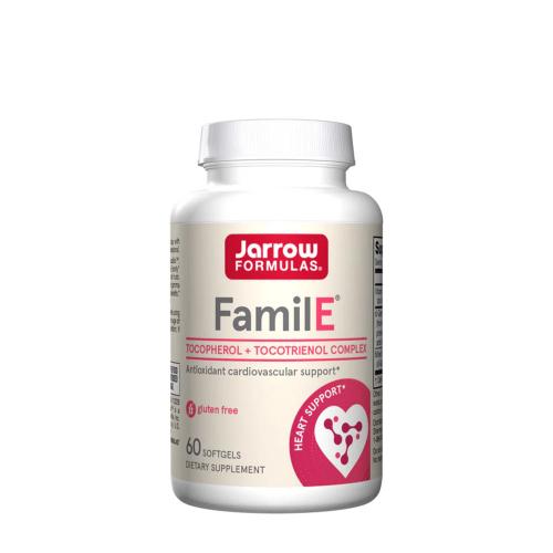 Jarrow Formulas Vitamín E - Famil-E (60 Mäkká kapsula)