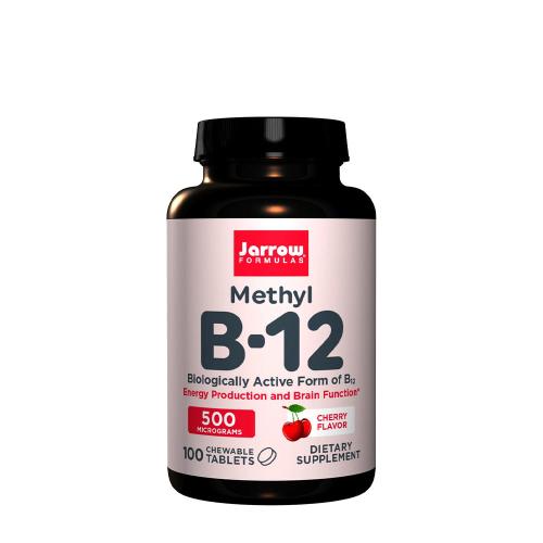 Jarrow Formulas Metyl B-12 500 mcg (100 Cucavá tableta, Čerešna)