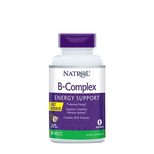 Natrol Rýchlorozpustné tablety B-Complex  (90 Tableta, Kokos)