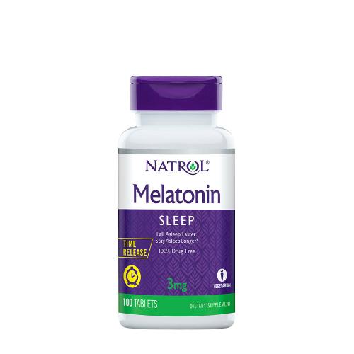 Natrol Melatonín s predĺženou absorpciou 3 mg (100 Tableta)