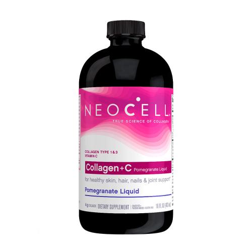 NeoCell Tekutý kolagén + C (473 ml, Granátové jablko)
