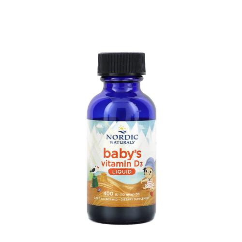 Nordic Naturals Detský vitamín D3 400 IU - Baby's Vitamin D3 400 IU (22.5 ml)