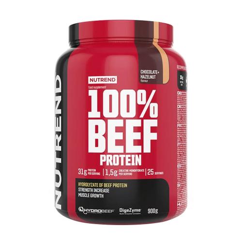 Nutrend 100% hovädzí proteín - 100% Beef Protein (900 g, Čokoláda z lieskových orieškov)