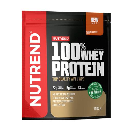 Nutrend 100% srvátkový proteín - 100% Whey Protein (1000 g, Karamelové latte)