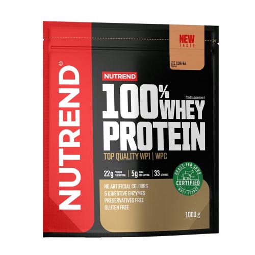 Nutrend 100% srvátkový proteín - 100% Whey Protein (1000 g, Ľadová káva)