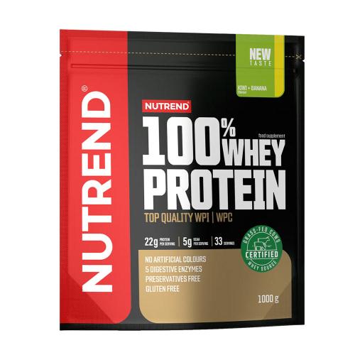 Nutrend 100% srvátkový proteín - 100% Whey Protein (1000 g, Kiwi-banán)