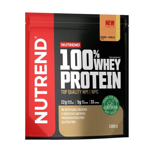 Nutrend 100% srvátkový proteín - 100% Whey Protein (1000 g, Mango a vanilka)