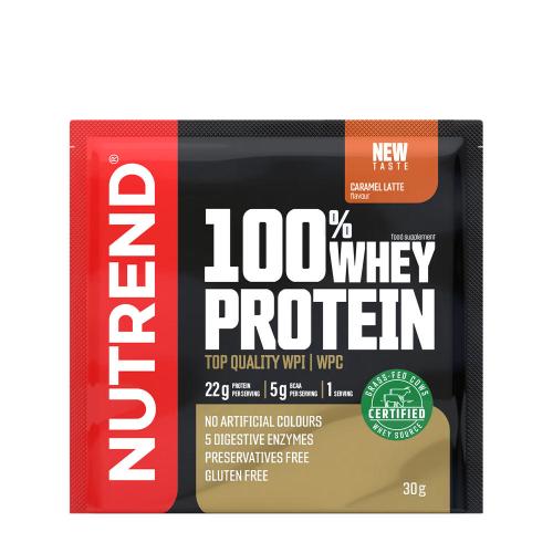 Nutrend 100% srvátkový proteín - 100% Whey Protein (30 g, Karamelové latte)