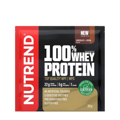 Nutrend 100% srvátkový proteín - 100% Whey Protein (30 g, Čokoláda a kakao)