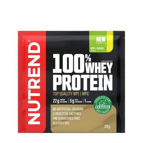 Nutrend 100% srvátkový proteín - 100% Whey Protein (30 g, Kiwi-banán)
