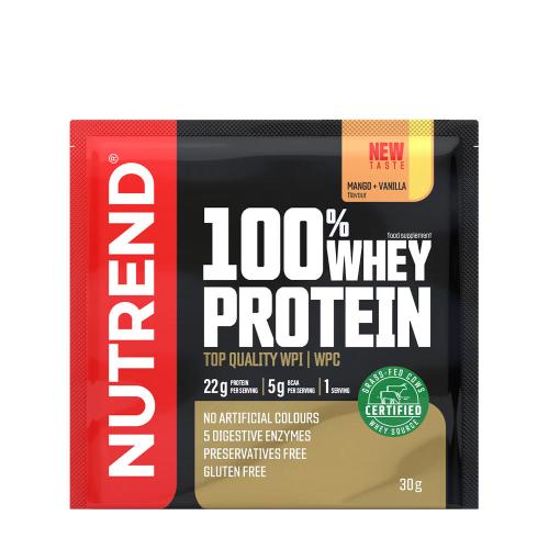 Nutrend 100% srvátkový proteín - 100% Whey Protein (30 g, Mango a vanilka)