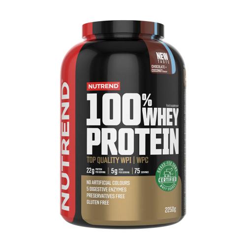 Nutrend 100% srvátkový proteín - 100% Whey Protein (2250 g, Kokosová čokoláda)