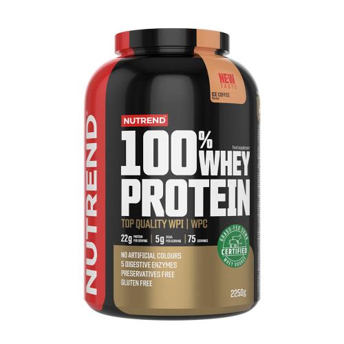 Nutrend 100% srvátkový proteín - 100% Whey Protein (2250 g, Ľadová káva)