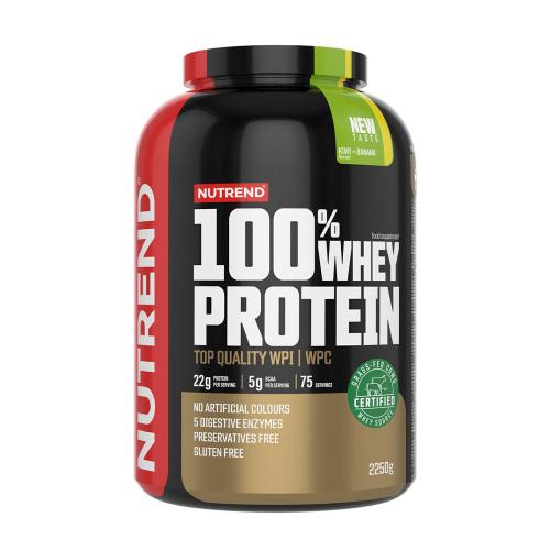 Nutrend 100% srvátkový proteín - 100% Whey Protein (2250 g, Kiwi-banán)