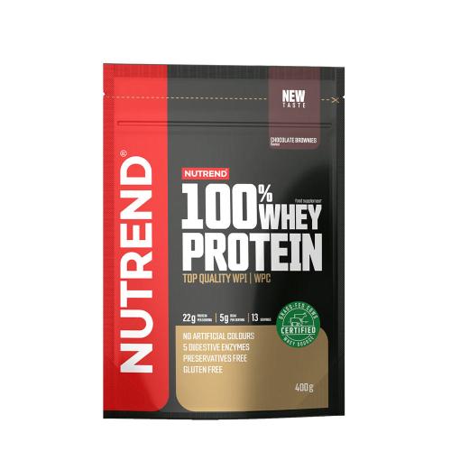 Nutrend 100% srvátkový proteín - 100% Whey Protein (400 g, Čokoládový brownie)