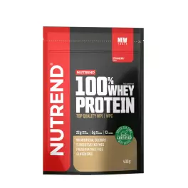   Nutrend 100% srvátkový proteín - 100% Whey Protein (400 g, Jahoda)